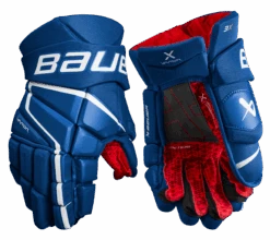 Bauer Vapor 3X Senior Hockey Gloves -Hockey Equipment Store 3X SR FRONT BLU2