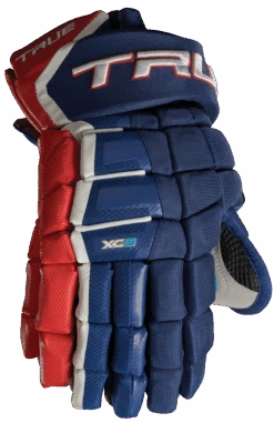 True Hockey True XC9 2020 Senior Hockey Gloves -Hockey Equipment Store B2RAssets 770x1206 red blue 1