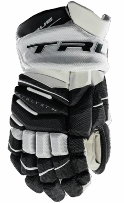 True Hockey True Catalyst 9X Junior Hockey Gloves -Hockey Equipment Store CT9xGlove Black White