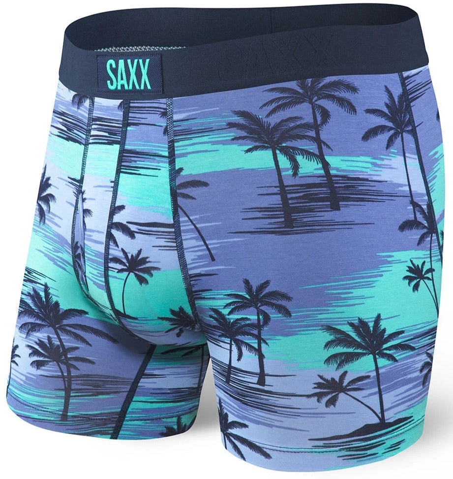 SAXX Ultra Boxer Brief Blue Palm Sunset 3 SAXX Ultra Boxer Brief Blue Palm Sunset