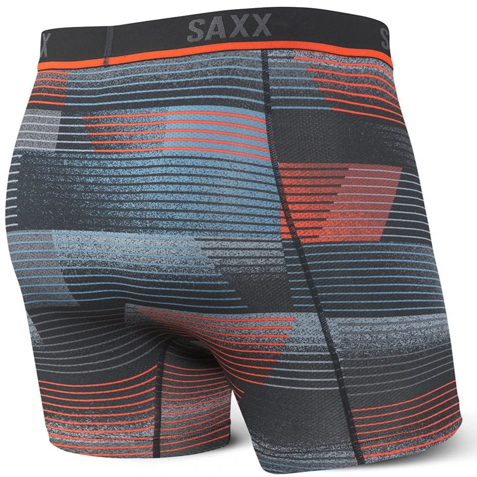 SAXX Kinetic HD Boxer Brief Black Sonic Stripe 4 SAXX Kinetic HD Boxer Brief Black Sonic Stripe - Image 2