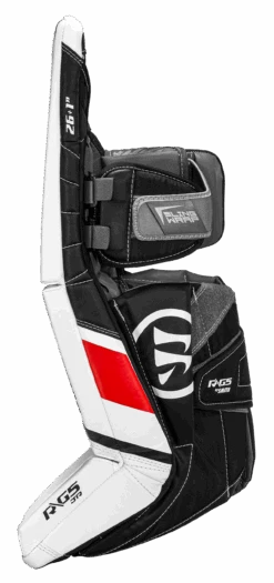 Warrior Ritual G5 Junior Goalie Pads (w/ Knee Pads) -Hockey Equipment Store g5jl0wbr war 07 i