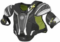 Warrior Alpha LX 20 Junior Shoulder Pads -Hockey Equipment Store lx20spsr1bk war 01 i