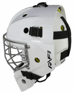 Warrior RF1 Junior Goalie Mask -Hockey Equipment Store rf1jm0wh war 03 i