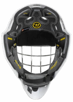 Warrior RF1+ Junior Goalie Mask -Hockey Equipment Store rf1jpm0wh war 09 i