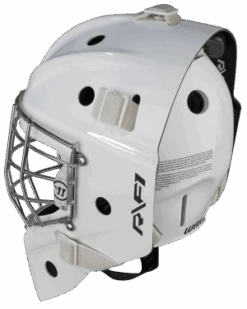 Warrior RF1 Pro Senior Goalie Mask -Hockey Equipment Store rf1pm0wh war 03 i