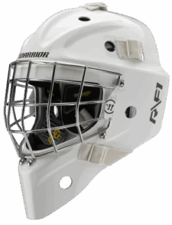 Warrior RF1+ Senior Goalie Mask -Hockey Equipment Store rf1spm0wh war 01 i