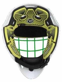 Warrior RF1 Youth Goalie Mask -Hockey Equipment Store rf1ym0ngn war 09 i