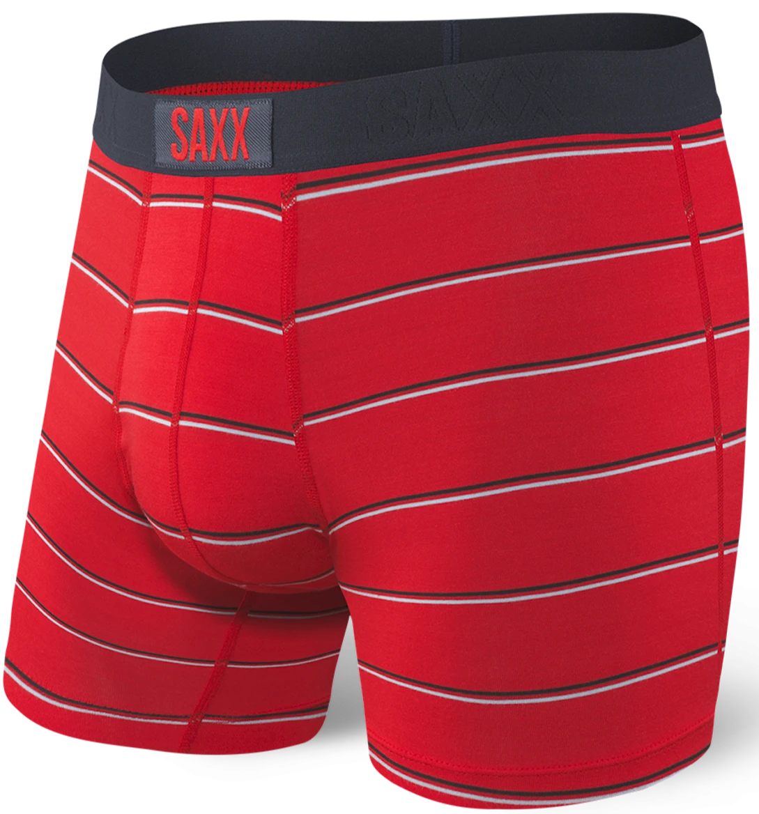SAXX Vibe Boxer Brief Red Shallow Stripe 3 SAXX Vibe Boxer Brief Red Shallow Stripe