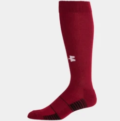 Under Armour Team Over-The-Calf Senior Socks -Hockey Equipment Store under armour team over the calf cardinal socks 1