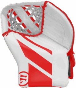 Warrior Ritual GT2 Junior Goalie Catcher -Hockey Equipment Store warrior ritual gt2 junior goalie catcher white red